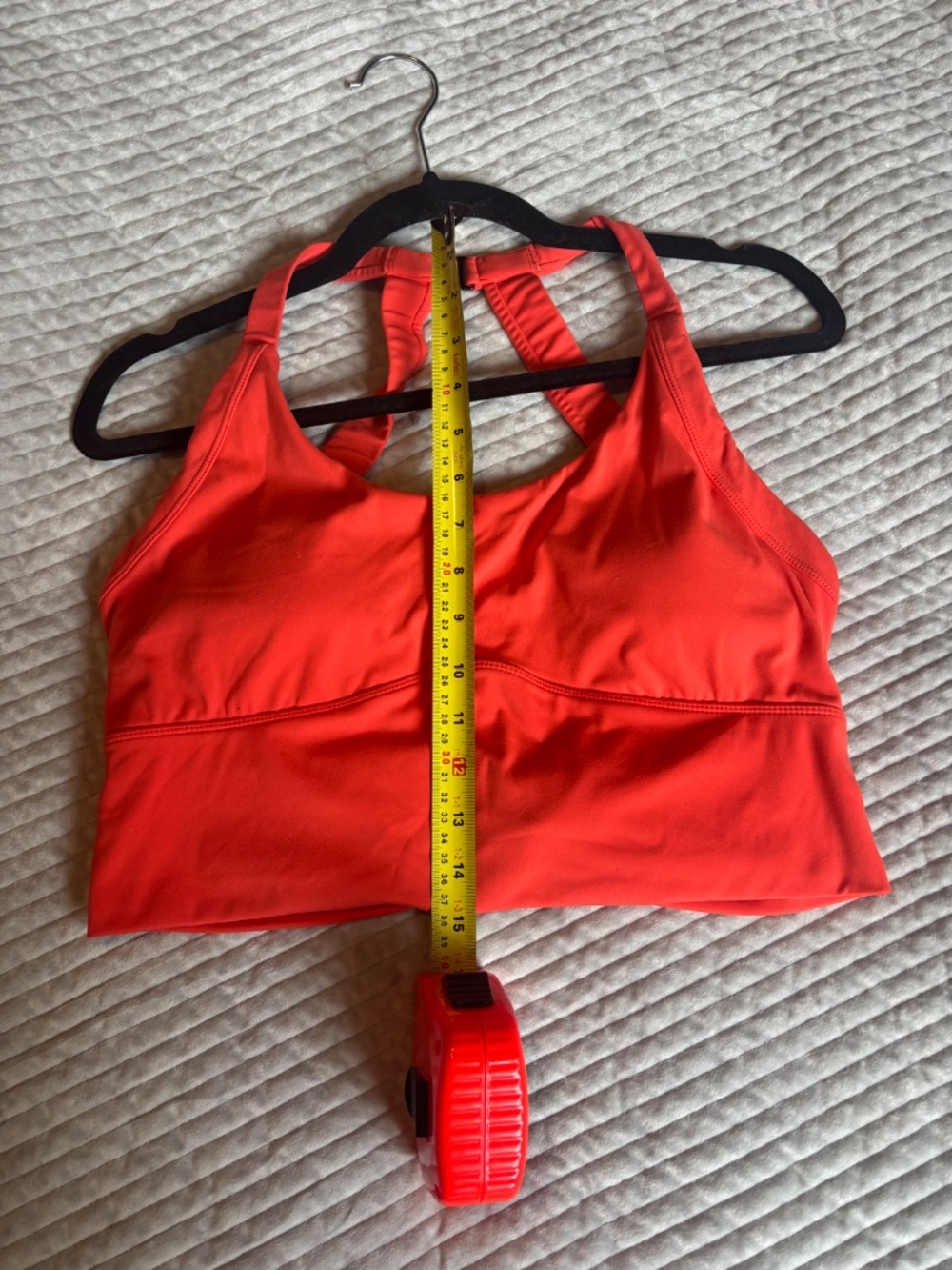 Halara Women’s Coral Built-In Bra Cropped Tank Top with Twist Back - Picture 4 of 5